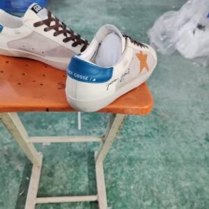Golden Goose Super Star lizard Leather star