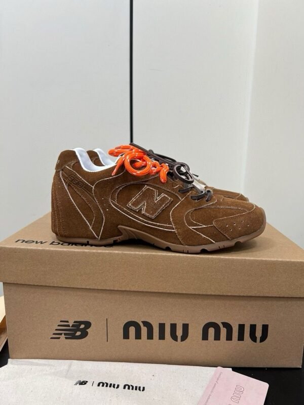 New Balance x Miu Miu smeđe tenisice - Slika 7