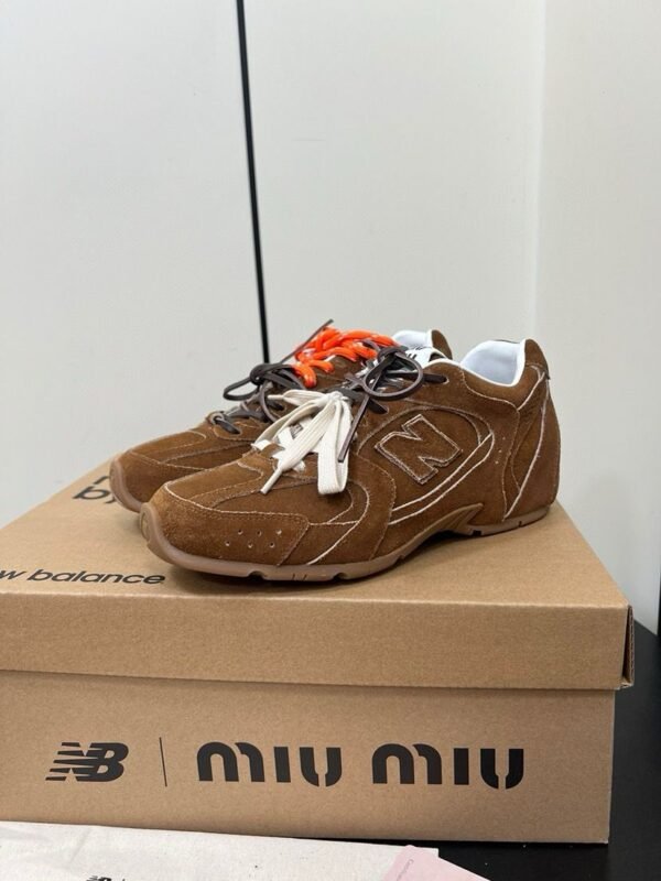 New Balance x Miu Miu smeđe tenisice - Slika 8