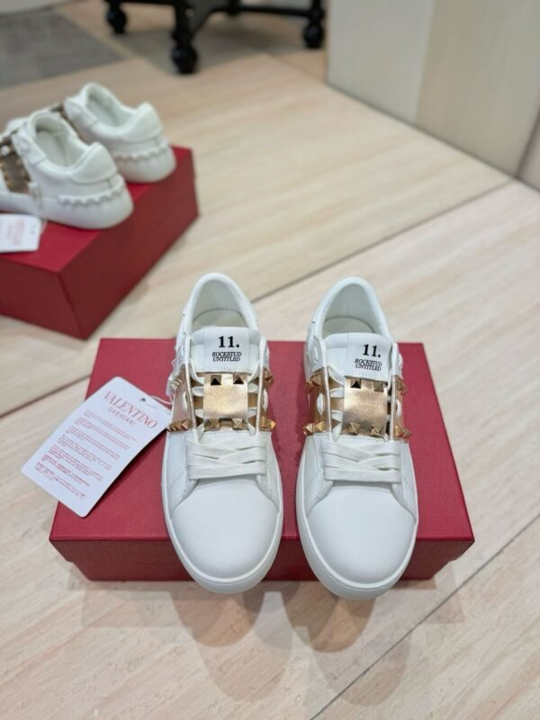 Valentino Garavani Rockstud White/Gold - Slika 8