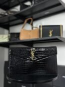 YSL Saint Laurent Uptown Croc crna