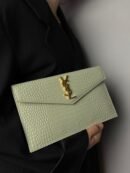 YSL Saint Laurent Uptown Croc bijela
