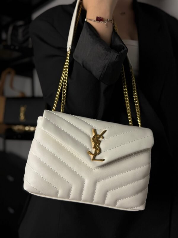 YSL Saint Laurent White / Gold - Slika 4