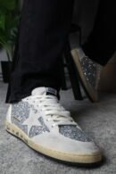 Golden Goose Ballstar glitter White star