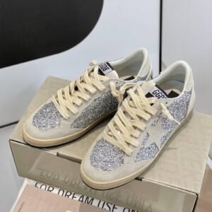 Golden Goose Ballstar glitter White star