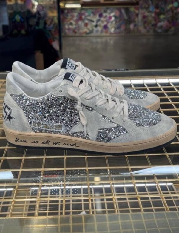 Golden Goose Ballstar glitter White star - Slika 5