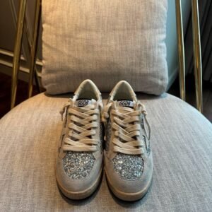 Golden Goose Ballstar glitter White star