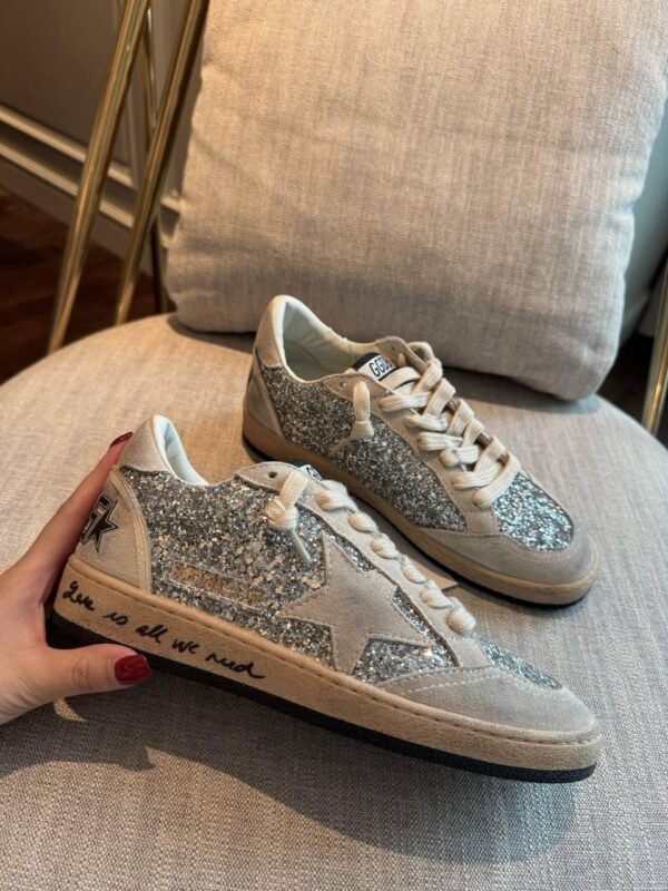 Golden Goose Ballstar glitter White star - Slika 9