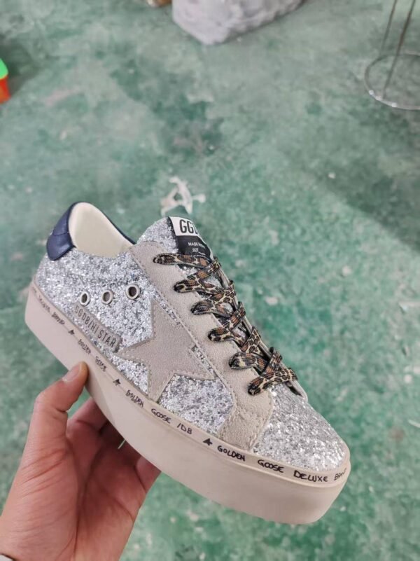 Golden Goose Hi Star Silver glitter - Slika 4
