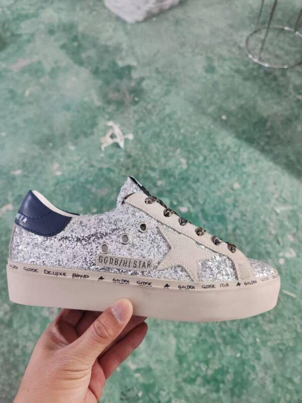 Golden Goose Hi Star Silver glitter - Slika 3