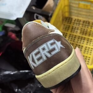 Golden Goose Ball Star White / Brown star leather