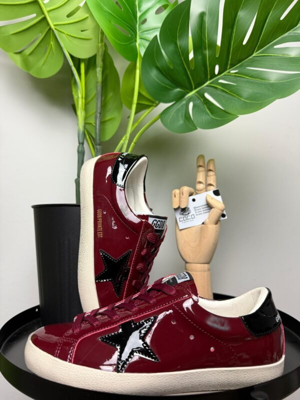 Golden Goose Superstar Burgundy/Black star - Slika 3