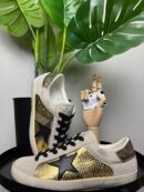 Golden Goose Superstar White golden Black star