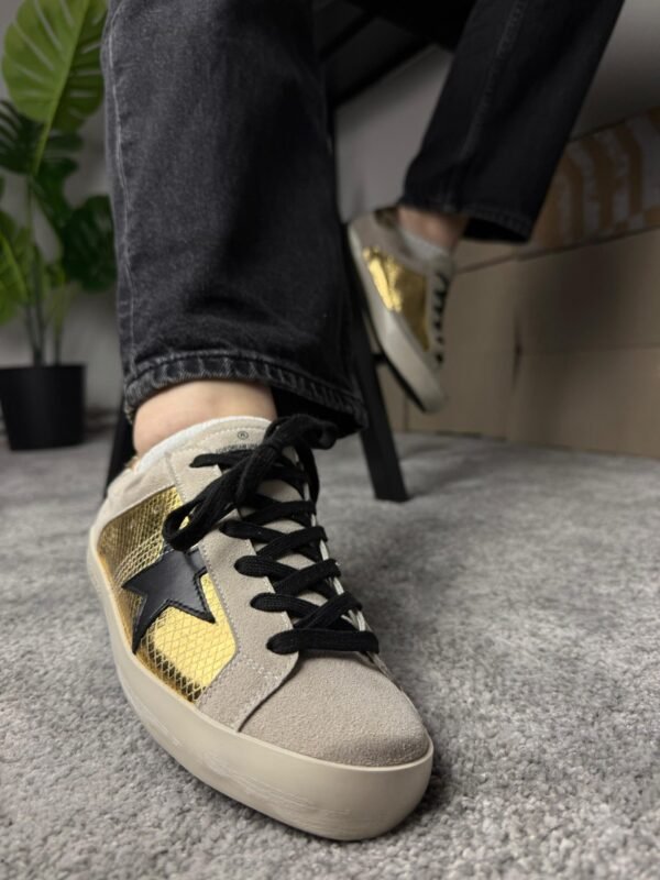 Golden Goose Superstar White golden Black star - Slika 3