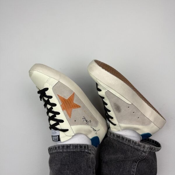 Golden Goose Super Star lizard Leather star