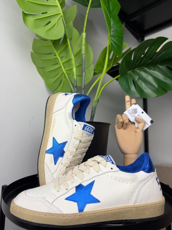 Golden Goose Ball Star White / Blue Star - Slika 4