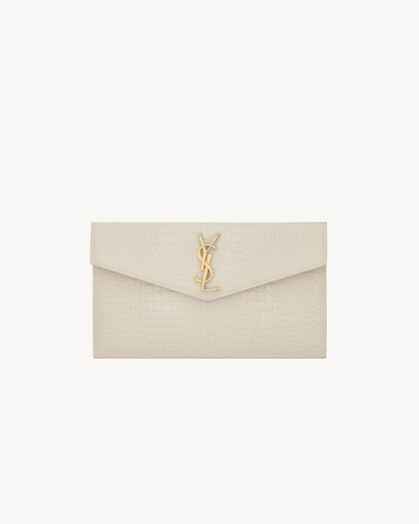 YSL Saint Laurent Uptown Croc bijela