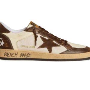 Golden Goose Ball Star White / Brown star leather