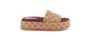 Gucci Sandale "Beige Brown" GG platform