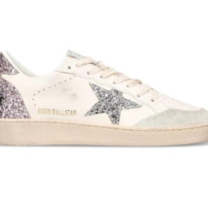 Golden Goose Ballstar glitter Silver star