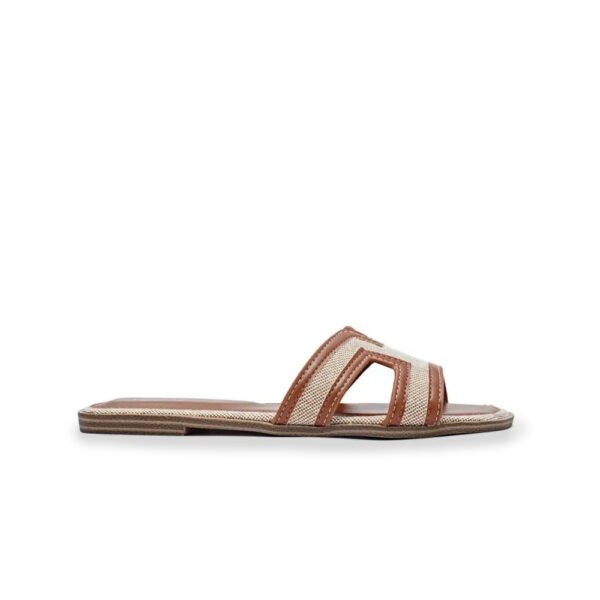 Hermes Oran Brown White