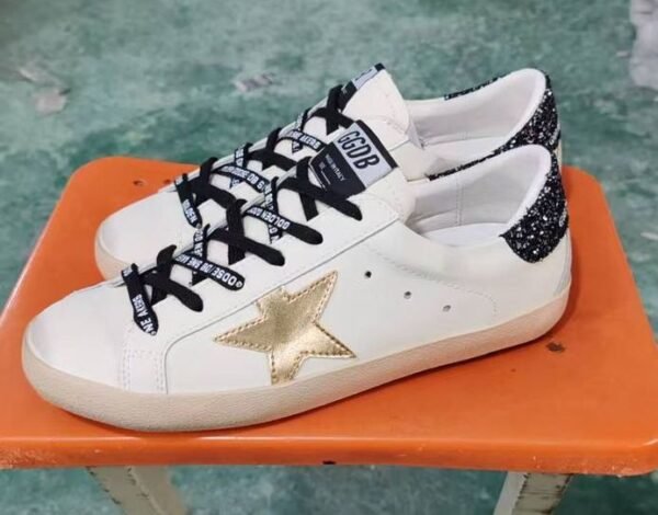 Golden Goose Gold Star / Black Glitter - Slika 4