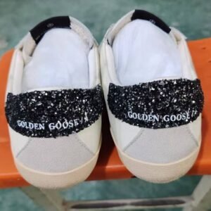 Golden Goose Gold Star / Black Glitter