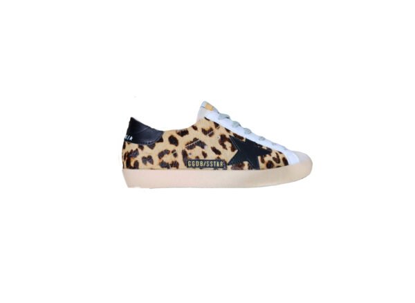 Golden Goose Super Star Leopard / Black star