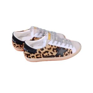 Golden Goose Super Star Leopard / Black star