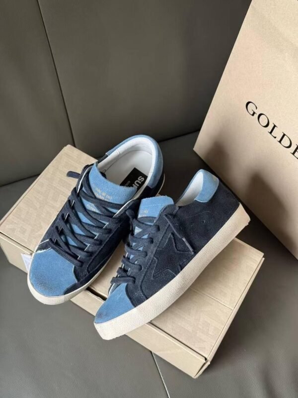 Golden Goose Super Star line Dark blue star / light blue - Slika 2