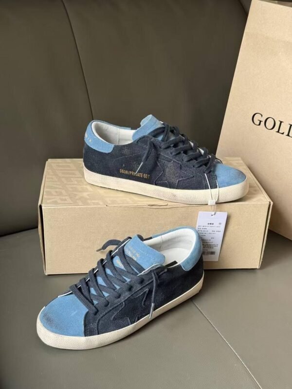 Golden Goose Super Star line Dark blue star / light blue - Slika 3
