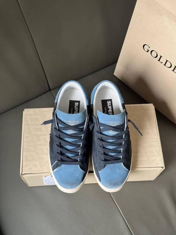 Golden Goose Super Star line Dark blue star / light blue - Slika 4