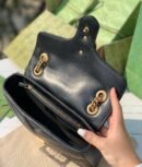 Gucci Marmont shoulder bag black studded