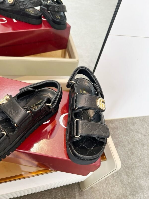 Gucci Sandale Marmont GG Black - Slika 2