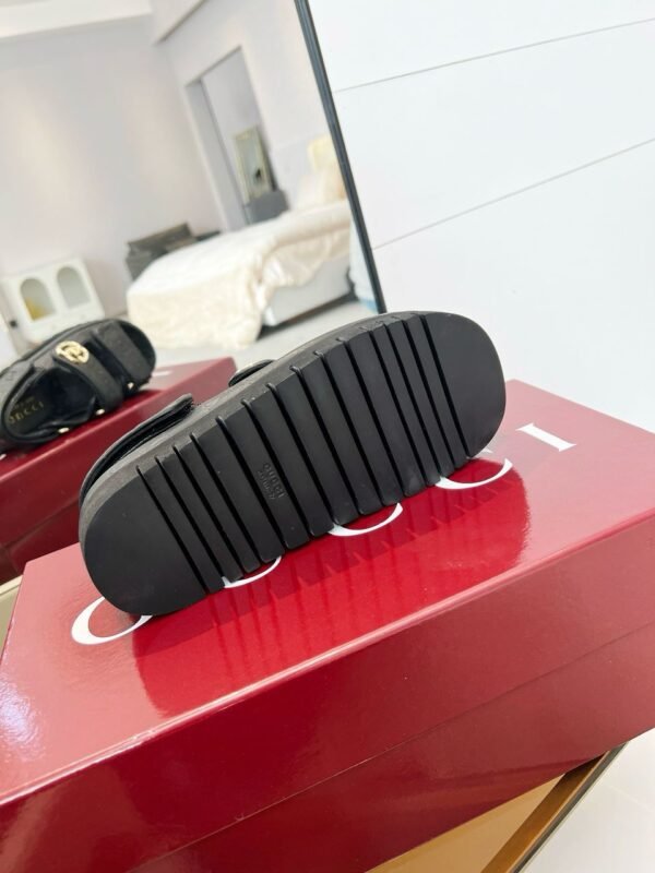 Gucci Sandale Marmont GG Black - Slika 4