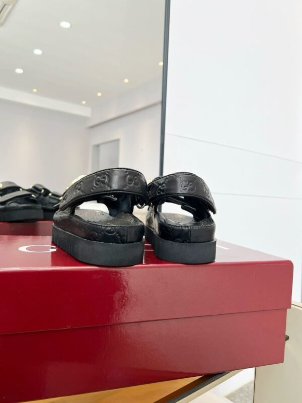 Gucci Sandale Marmont GG Black - Slika 5