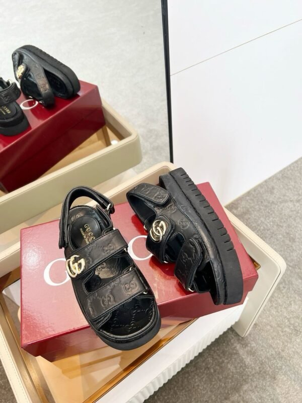 Gucci Sandale Marmont GG Black - Slika 9