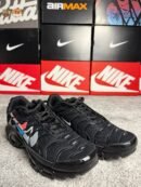 Nike Air Max Plus "Multi Swoosh Black/Bright Crimson"