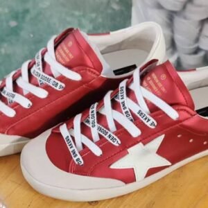Golden Ball Super Star Dark Red / White star