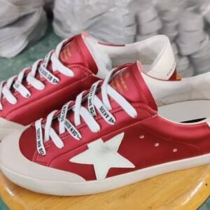 Golden Ball Super Star Dark Red / White star