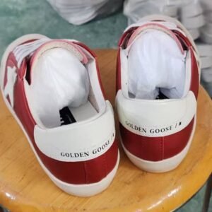 Golden Ball Super Star Dark Red / White star