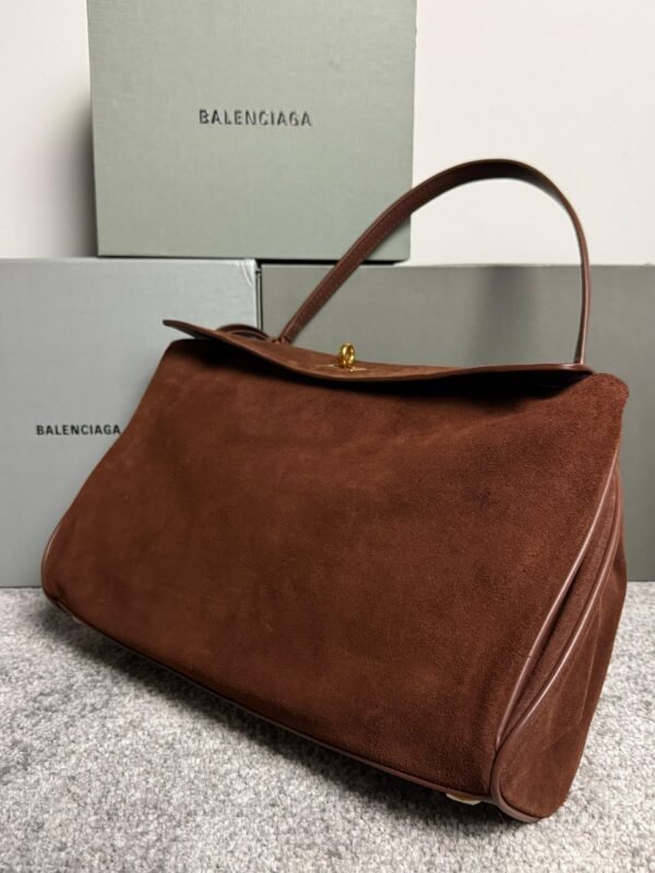 Balenciaga Rodeo wash-leather brown bag - Slika 4
