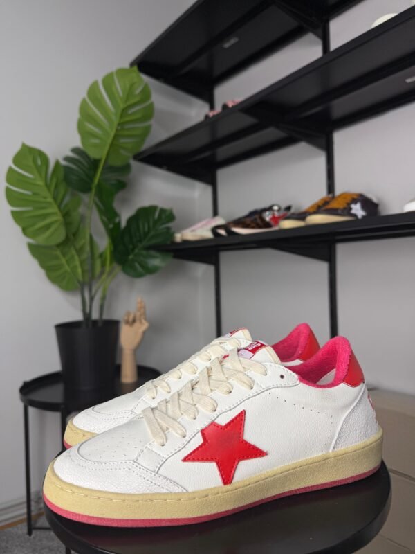 Golden Goose Ball Star White / Red Star - Slika 2