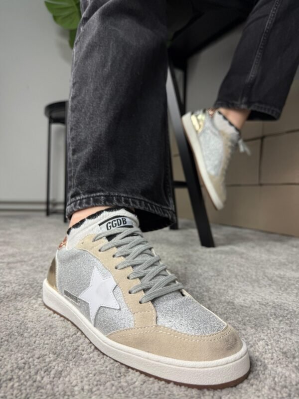 Golden Goose Ball Star White Golden / glitter / White Star - Slika 3