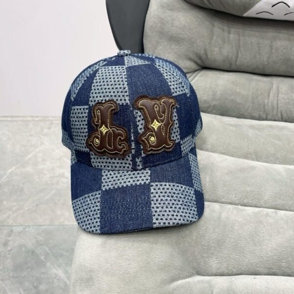 Louis Vuitton denim kapa tamno plava - Slika 3
