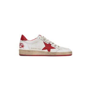 Golden Goose Ball Star White / Red Star