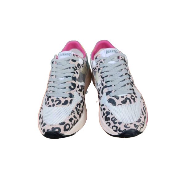 Golden Goose Running Sole mixed animal / Silver star - Slika 2
