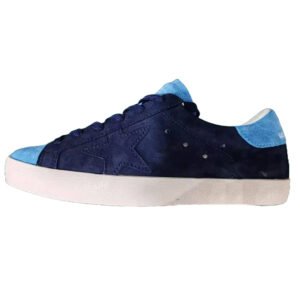 Golden Goose Super Star line Dark blue star / light blue