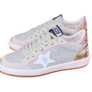 Golden Goose Ball Star White Golden / glitter / White Star