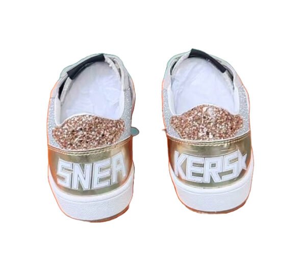Golden Goose Ball Star White Golden / glitter / White Star - Slika 4